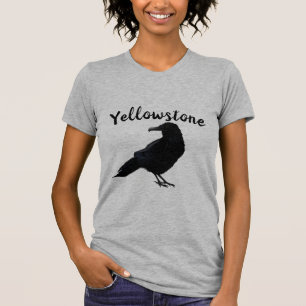 Camiseta Corvo do T-Camisa-Yellowstone das mulheres