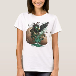 Camiseta Corvo Enfeitiçado em Casca de Ovo