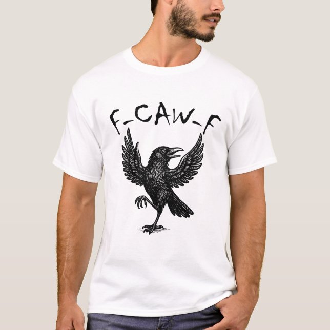 Camiseta Corvo Engraçado F-CAW-F (Frente)