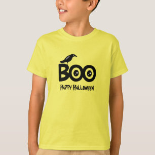 Camiseta Corvo Feliz Dia das Bruxas