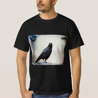 Camiseta Corvo Gótico Escuro