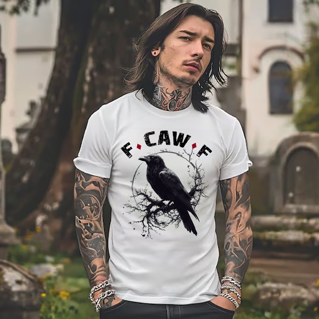 Camiseta Corvo Malvado Engraçado (Criador carregado)