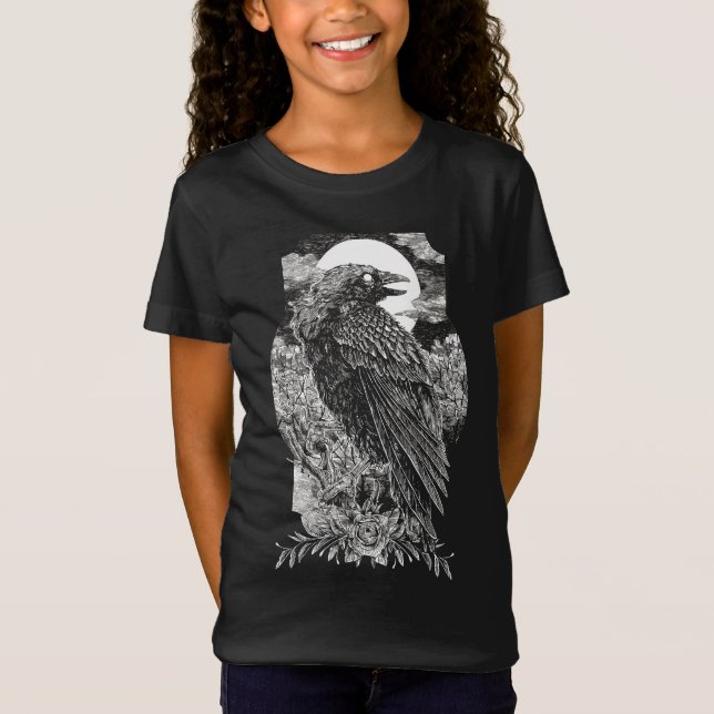 Camiseta Corvo Místico Sombrio (Frente)