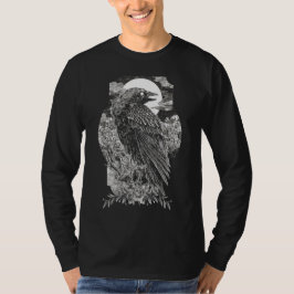 Camiseta Corvo Místico Sombrio
