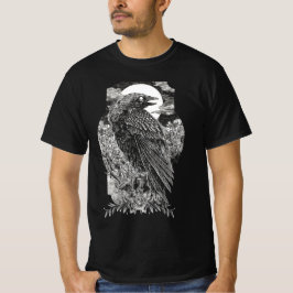 Camiseta Corvo Místico Sombrio