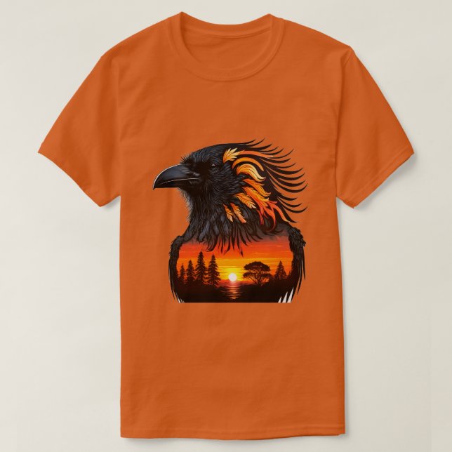 Camiseta Corvo Nativo 02 (Frente do Design)