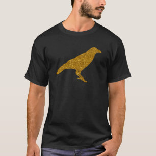 Camiseta Corvo Para Menina Mulher Pássaro Corvo