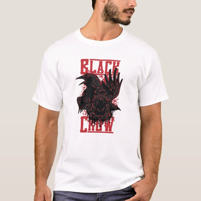 Camiseta Corvo Preto (Frente)