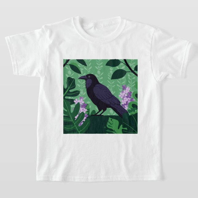 Camiseta Corvo preto (Postura )