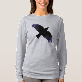 Camiseta Corvo Preto e Roxo