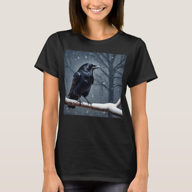 Camiseta Corvo Preto Pássaro Preto (Frente)