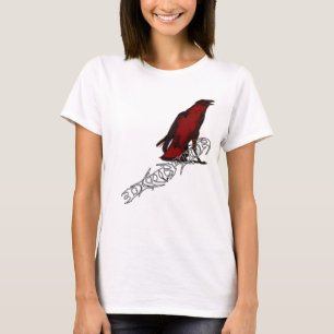 Camiseta corvo - senhoras