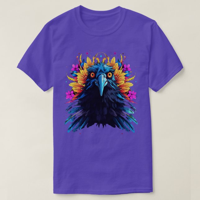 Camiseta Corvo sorrindo (Frente do Design)