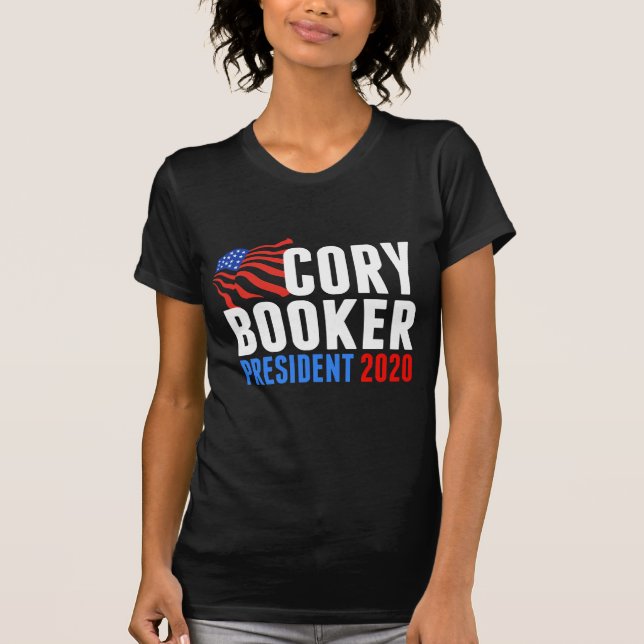 Camiseta Cory Booker para o presidente 2020 (Frente)