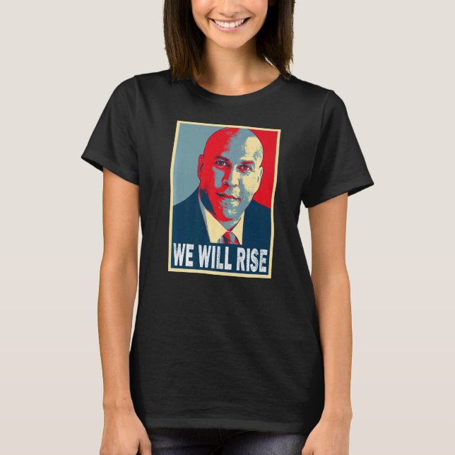 Camiseta Cory Booker Vamos Levantar (Frente)