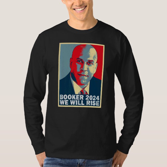 Camiseta Cory Booker Vamos Levantar Cory Booker (Frente)