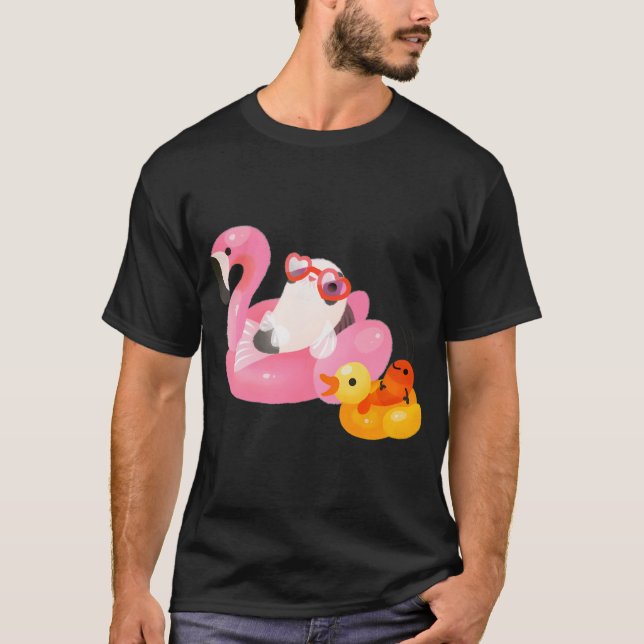 Camiseta Cory cats na piscina 2 (Frente)