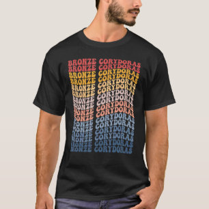 Camiseta Corydoras Bronze Groovy Peixe Retro