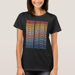 Camiseta Corydoras Bronze Groovy Peixe Retro