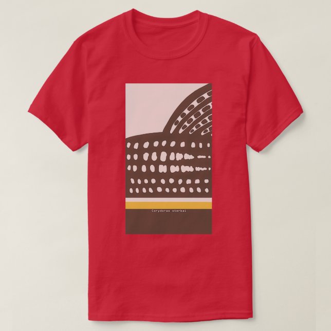 Camiseta Corydoras Sterbai 2 (Frente do Design)