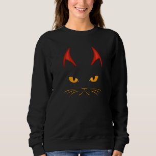 Camiseta Cos de Gato Assustador do Diabo Rock N Roll Heavy