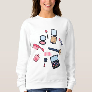 Camiseta Cosméticos / ilustração de desenho animado