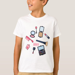 Camiseta Cosméticos / ilustração de desenho animado