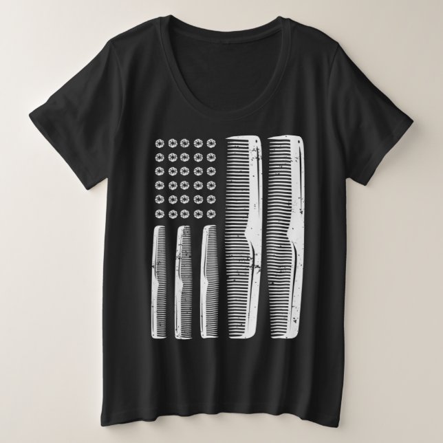 Camiseta Cosmetologist Scary Hairstylist & Hairdresser (Frente do Design)