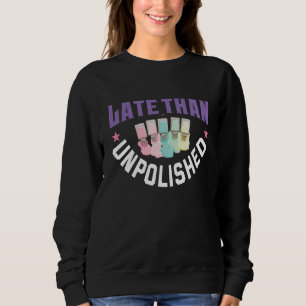 Camiseta Cosmetologista Designer de Esmalte de Unhas Manicu