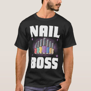 Camiseta Cosmetólogo Nail Designer Polonês Manicurist Nail