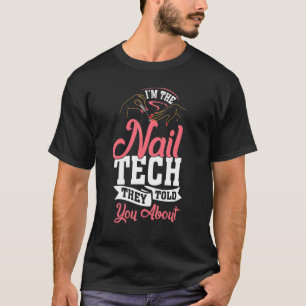 Camiseta Cosmetólogo polonês da Mesa Técnica Nail Tech