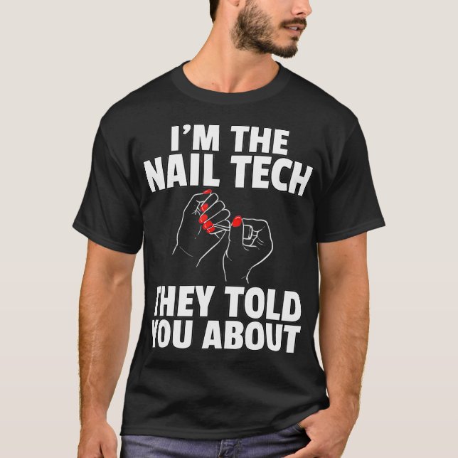 Camiseta Cosmetólogo Polonês Técnico Nail Tech (Frente)
