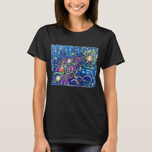 Camiseta Cosmic Christmas Tree (Frente)