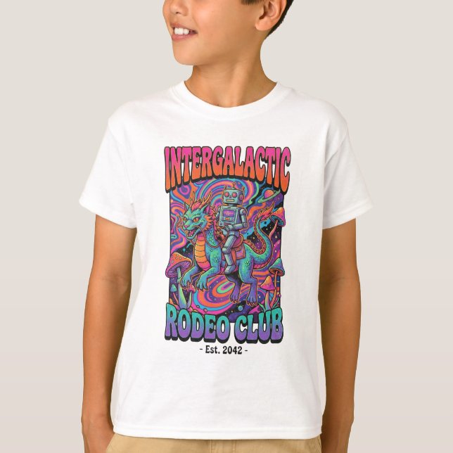 Camiseta Cosmic Dragon Rider (Frente)