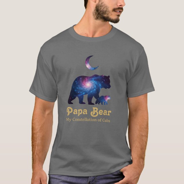Camiseta Cosmic Papa Bear & Cub (Frente)