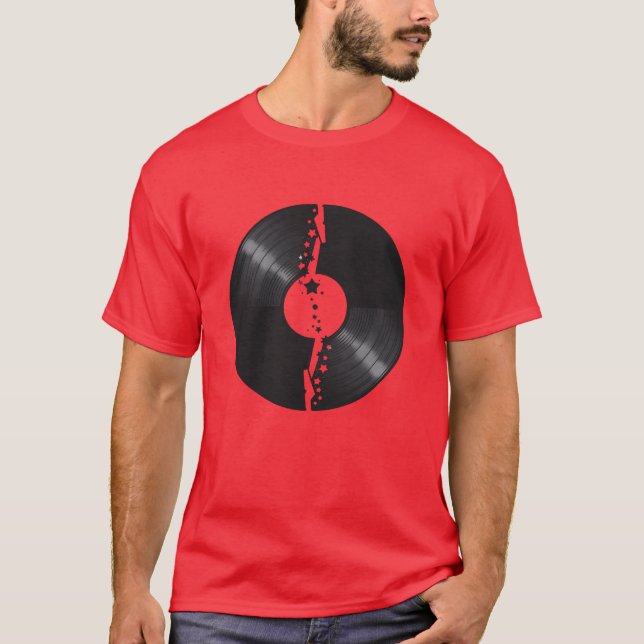 Camiseta Cosmic Vinyl vintage (Frente)