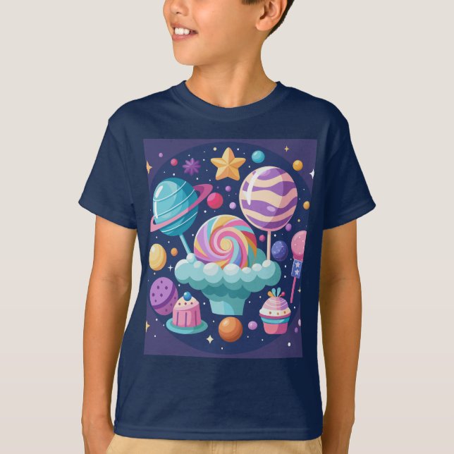 Camiseta Cosmmic Candy Wonderland (Frente)