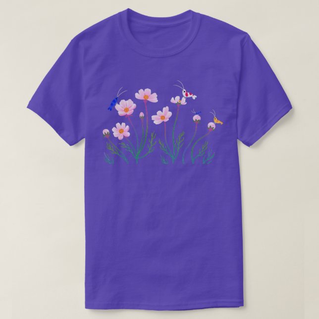 Camiseta Cosmos e camarão (Frente do Design)