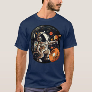 Camiseta Cosmos e cosmos de arte astronauta