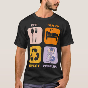 Camiseta Cosplay Anime Cosplayer Ideas Cosplay Manga T-S