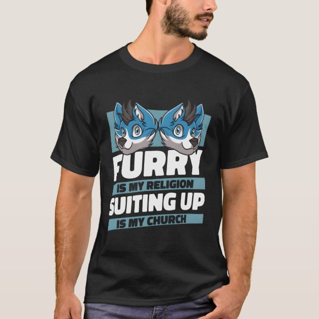 Camiseta Cosplay Fursona Furries Furry Fandom (Frente)