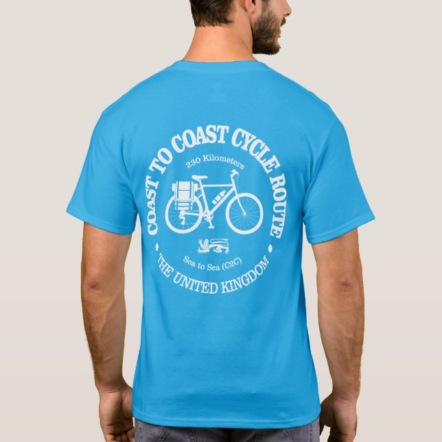 Camiseta Costa a Costa (ciclismo) (Verso)