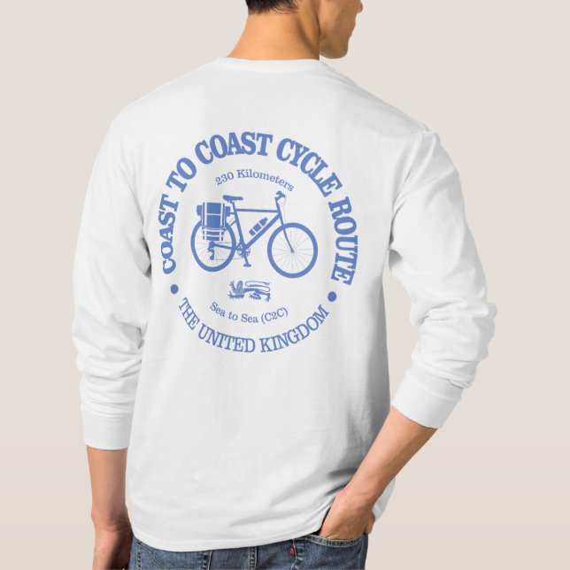 Camiseta Costa a Costa (ciclismo) (Verso)