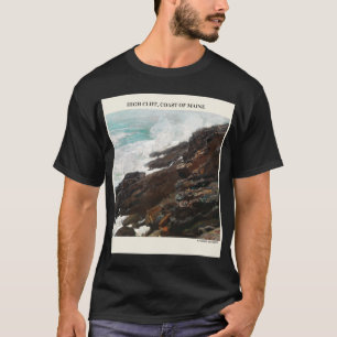 Camiseta Costa Alta Do Maine Por Winslow Homer Abstrac