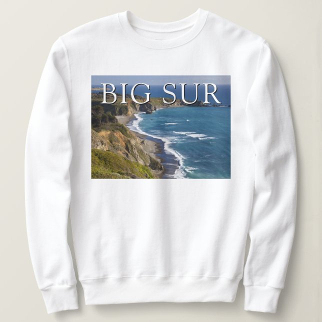 Camiseta Costa de Big Sur | Califórnia (Frente do Design)