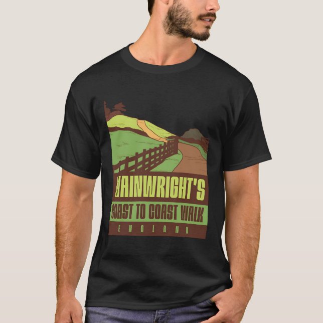Camiseta Costa de Wainwright para a Marcha Costeira � Ingla (Frente)