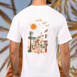Camiseta costa del sol espanha férias mediterrâneo