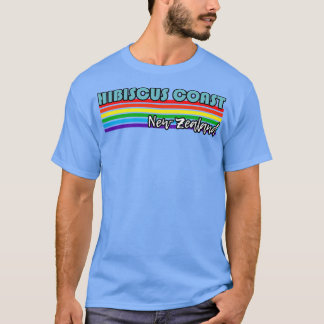 Camiseta Costa do Hibiscus do Orgulho do Orgulho da Nova Ze