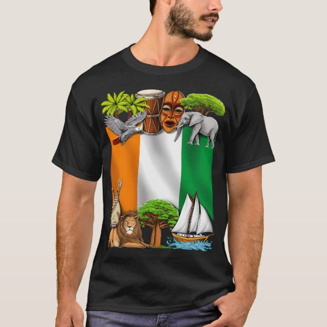 Camiseta Costa do Marfim (Frente)