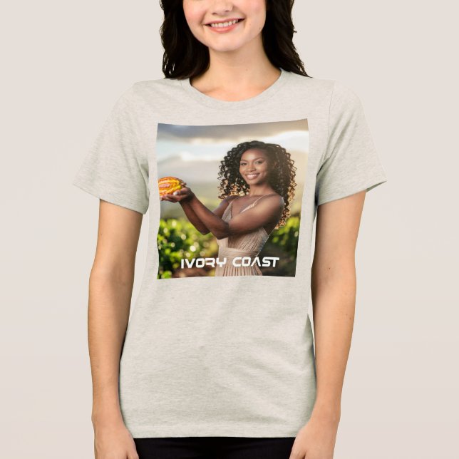 CAMISETA COSTA DO MARFIM - CACAU (Frente)